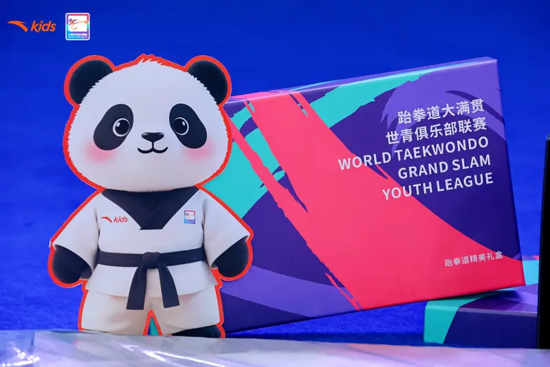 تميمة دوري World Taekwondo Grand Slam للناشئين ولافتات الفعالية