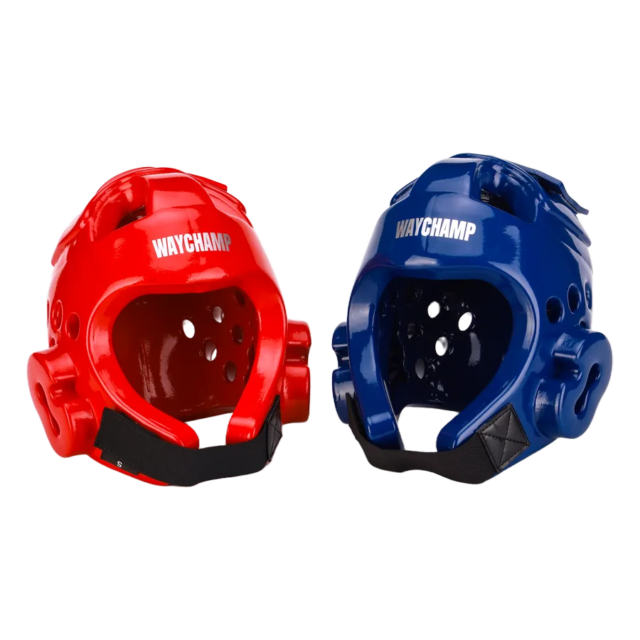 Rote und blaue Helme von WayChamp Semi Pro
